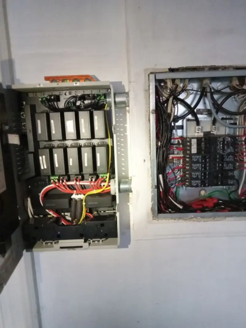 Electrical panel upgrade completed for Carbon Monoxide Detector Installation in Mussey
